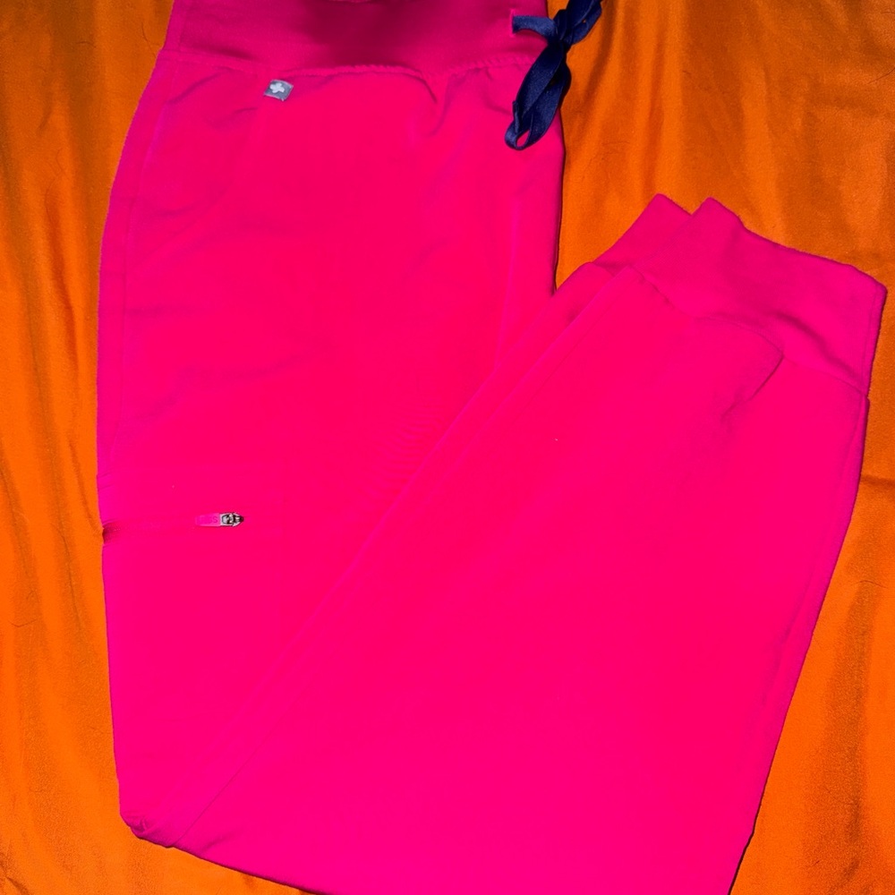 Figs Women's Pants in Bright Pink